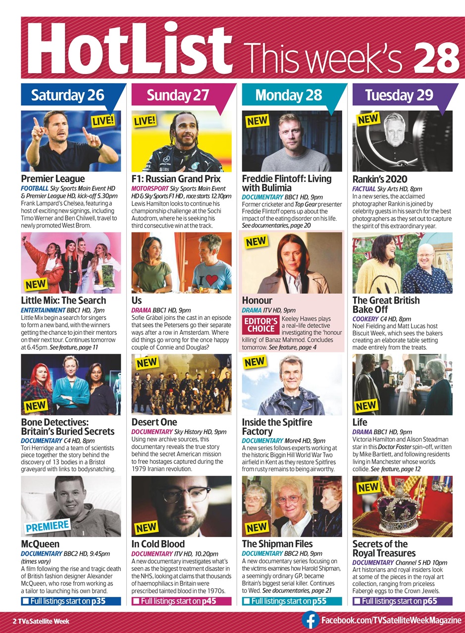 TV & Satellite Week Preview Pages