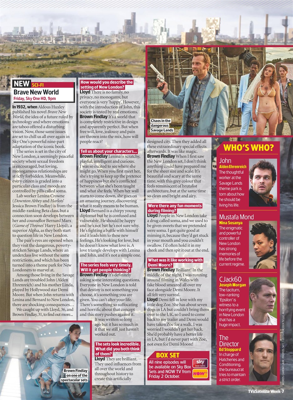 TV & Satellite Week Preview Pages