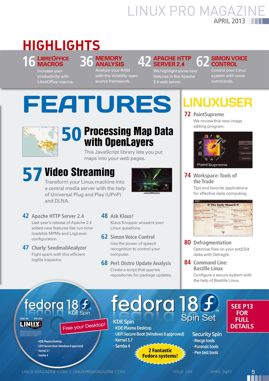 Linux Magazine Preview Pages