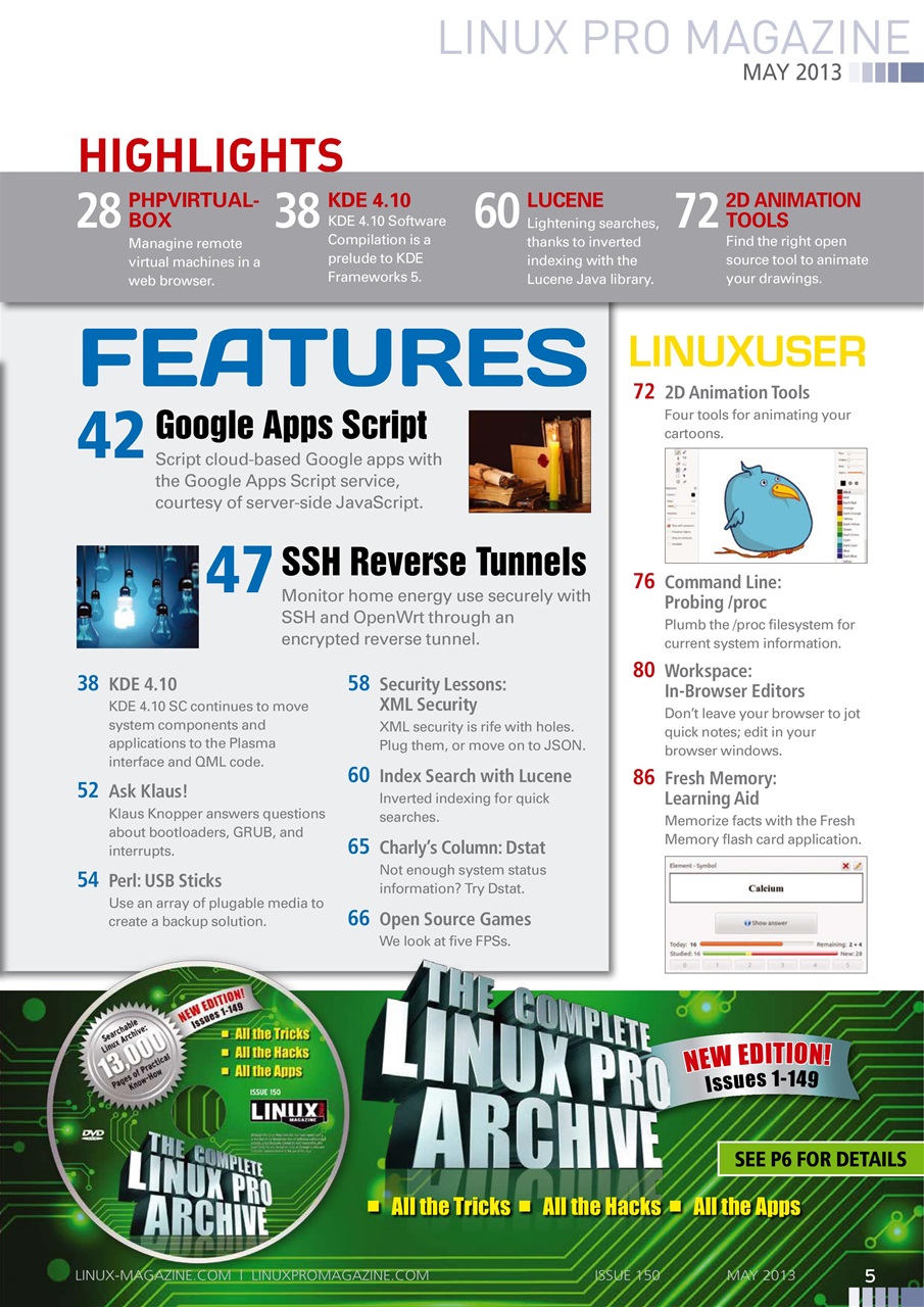 Linux Magazine Preview Pages