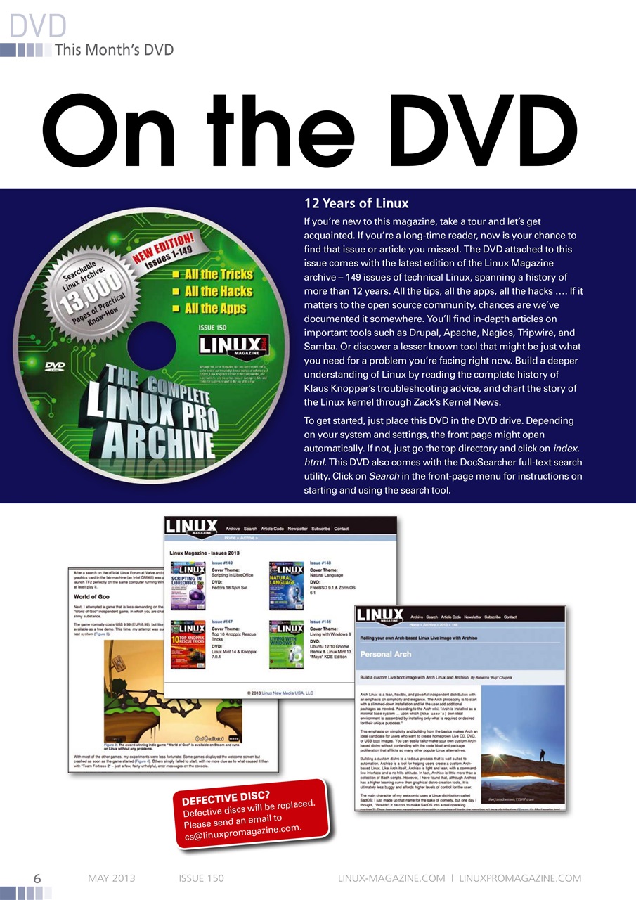 Linux Magazine Preview Pages