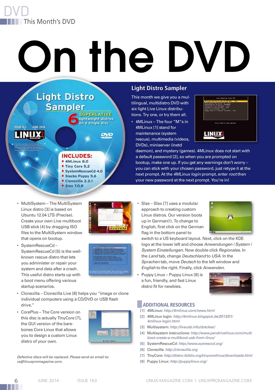 Linux Magazine Preview Pages