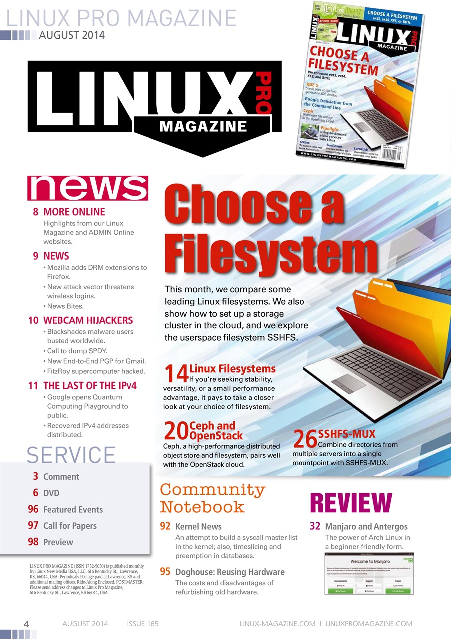 Linux Magazine Preview Pages