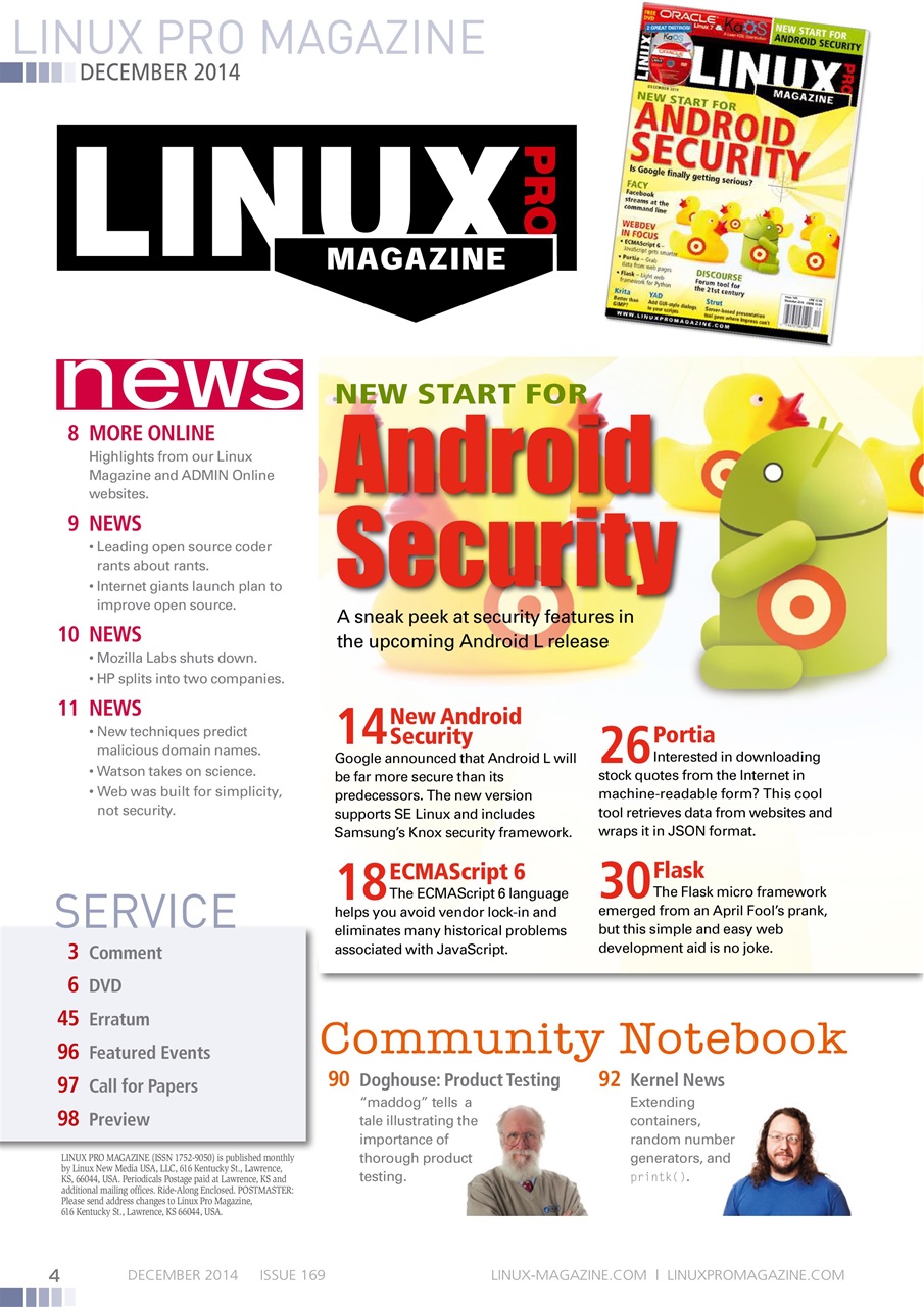Linux Magazine Preview Pages