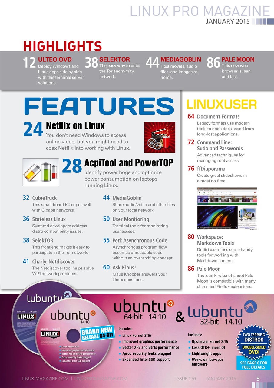 Linux Magazine Preview Pages