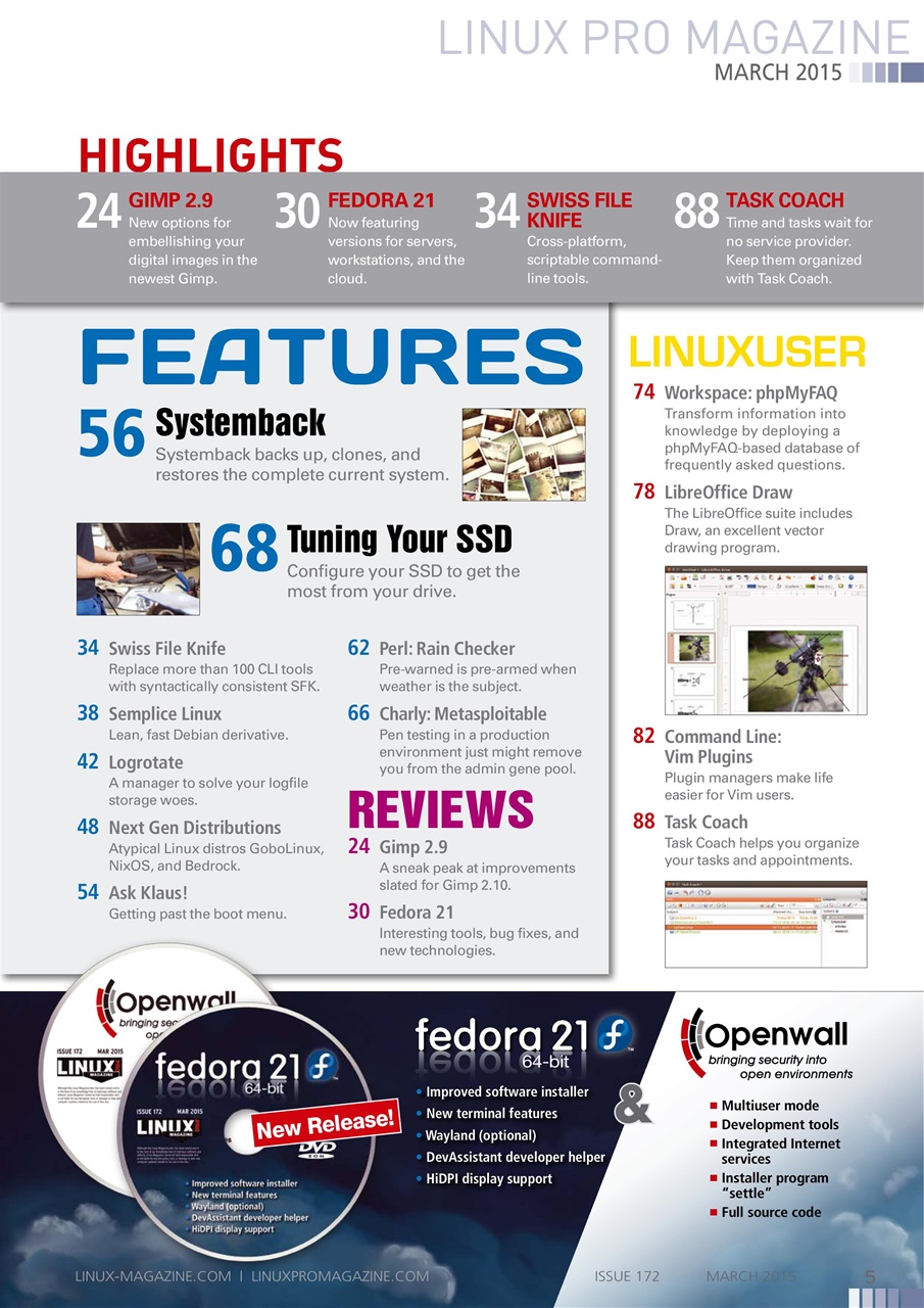 Linux Magazine Preview Pages