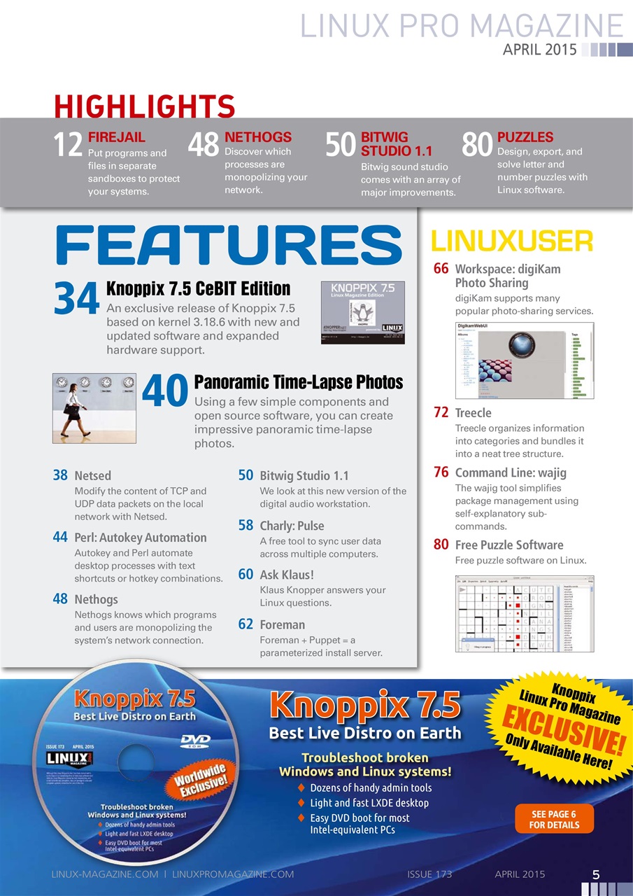 Linux Magazine Preview Pages