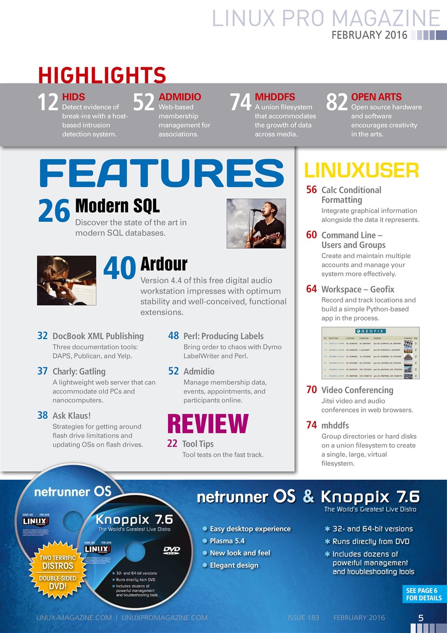 Linux Magazine Preview Pages