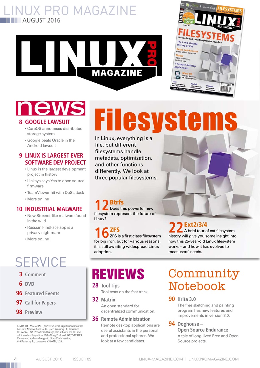 Linux Magazine Preview Pages