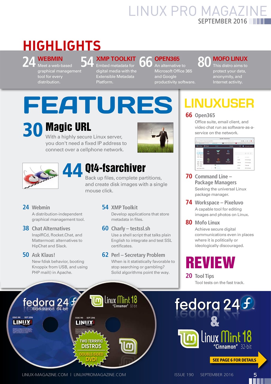 Linux Magazine Preview Pages