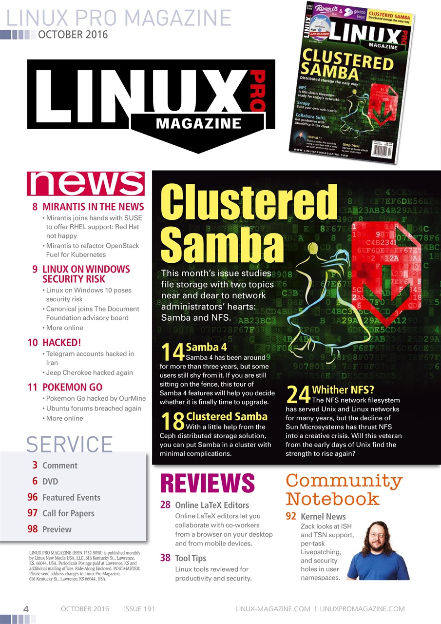 Linux Magazine Preview Pages