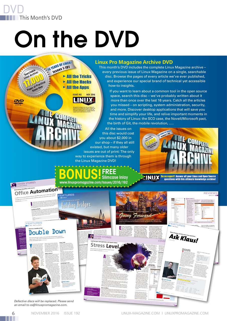 Linux Magazine Preview Pages