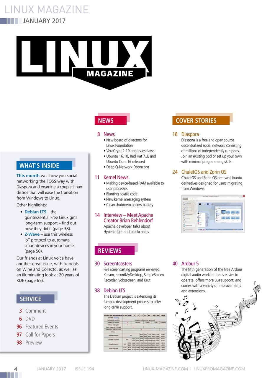 Linux Magazine Preview Pages