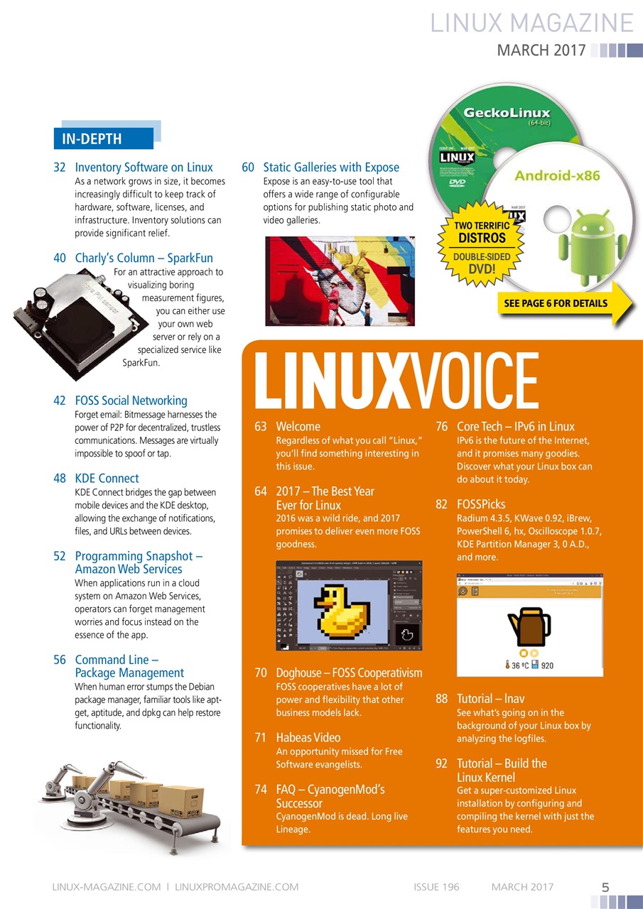 Linux Magazine Preview Pages