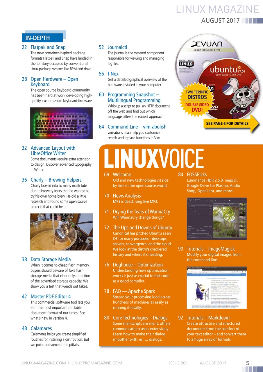 Linux Magazine Preview Pages