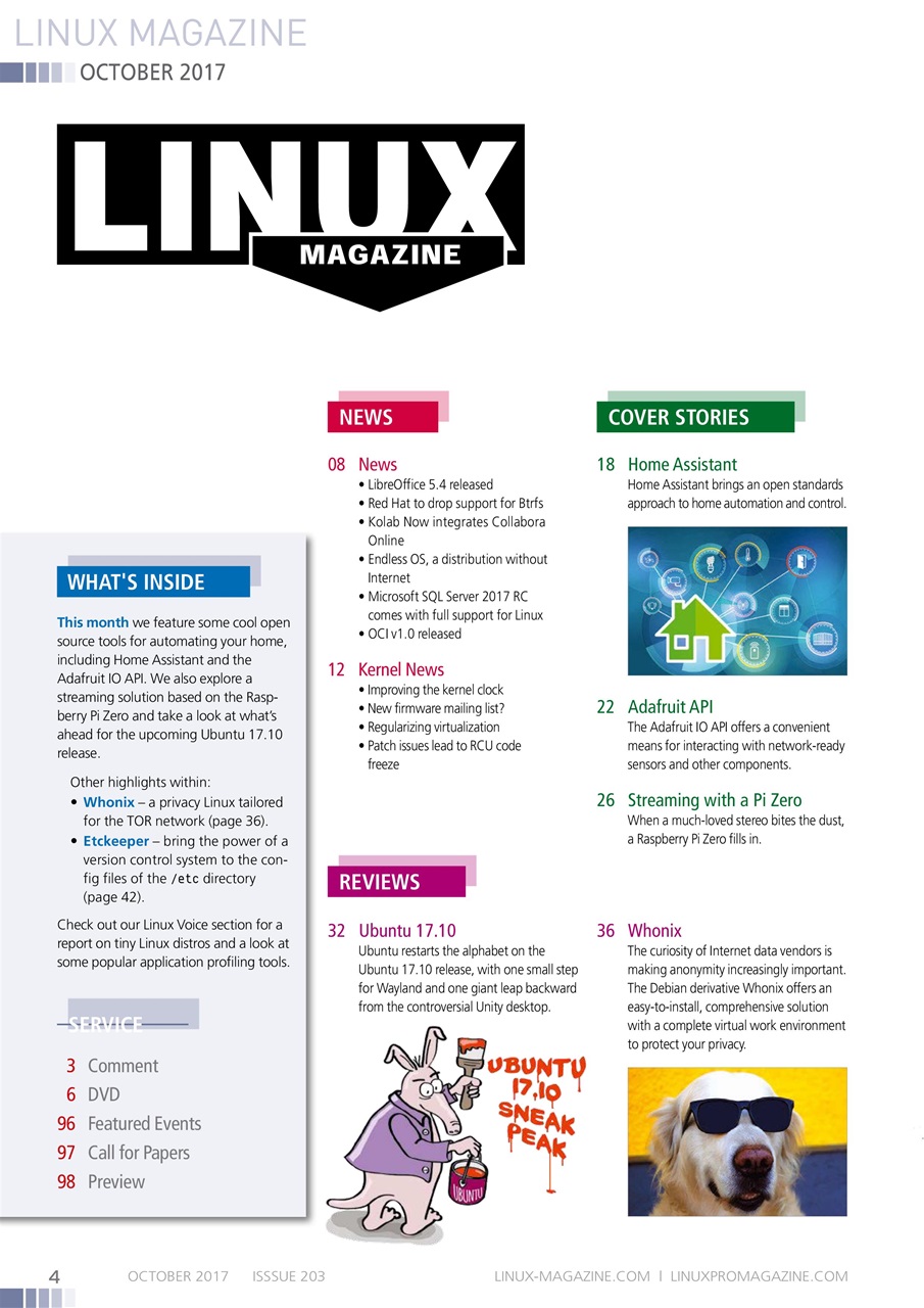 Linux Magazine Preview Pages