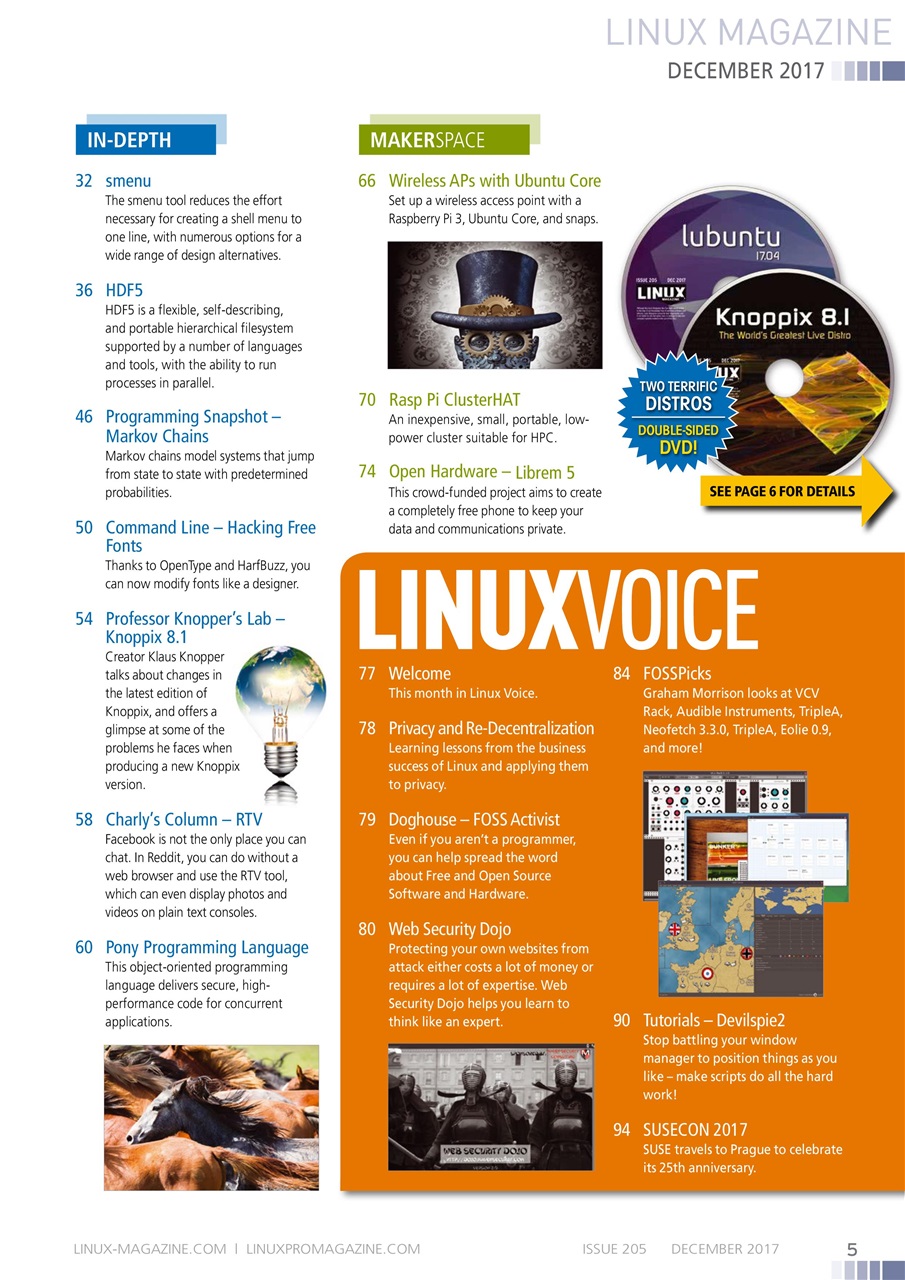 Linux Magazine Preview Pages
