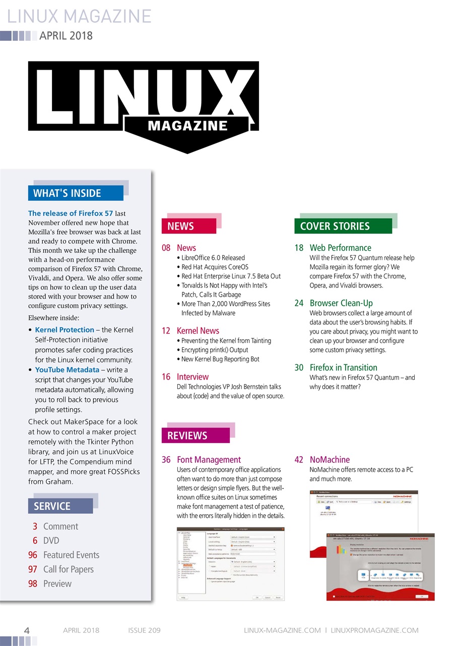 Linux Magazine Preview Pages