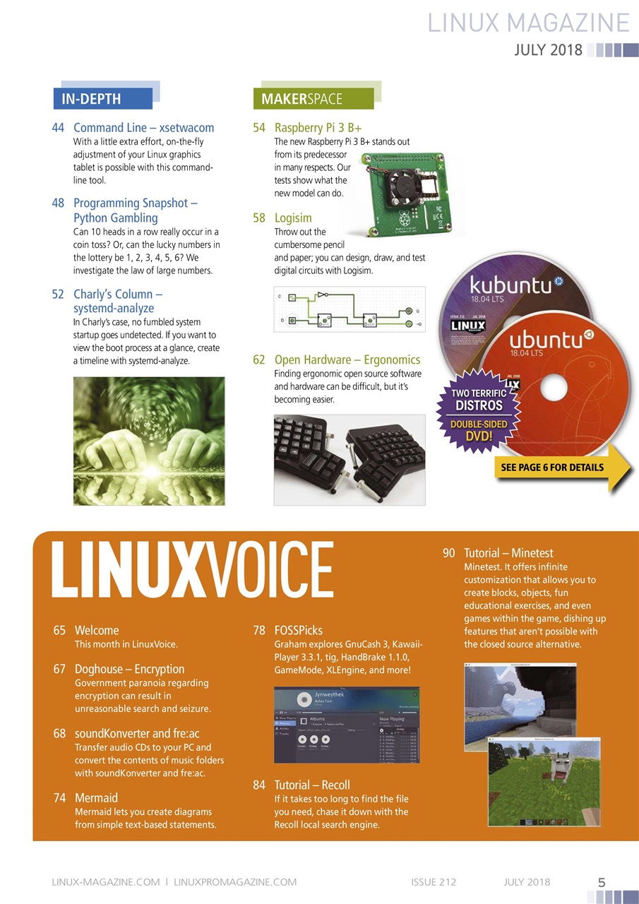 Linux Magazine Preview Pages