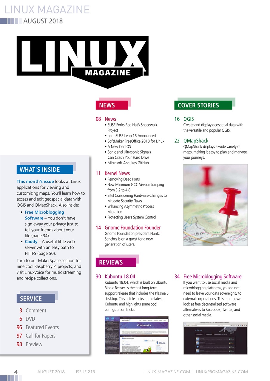Linux Magazine Preview Pages