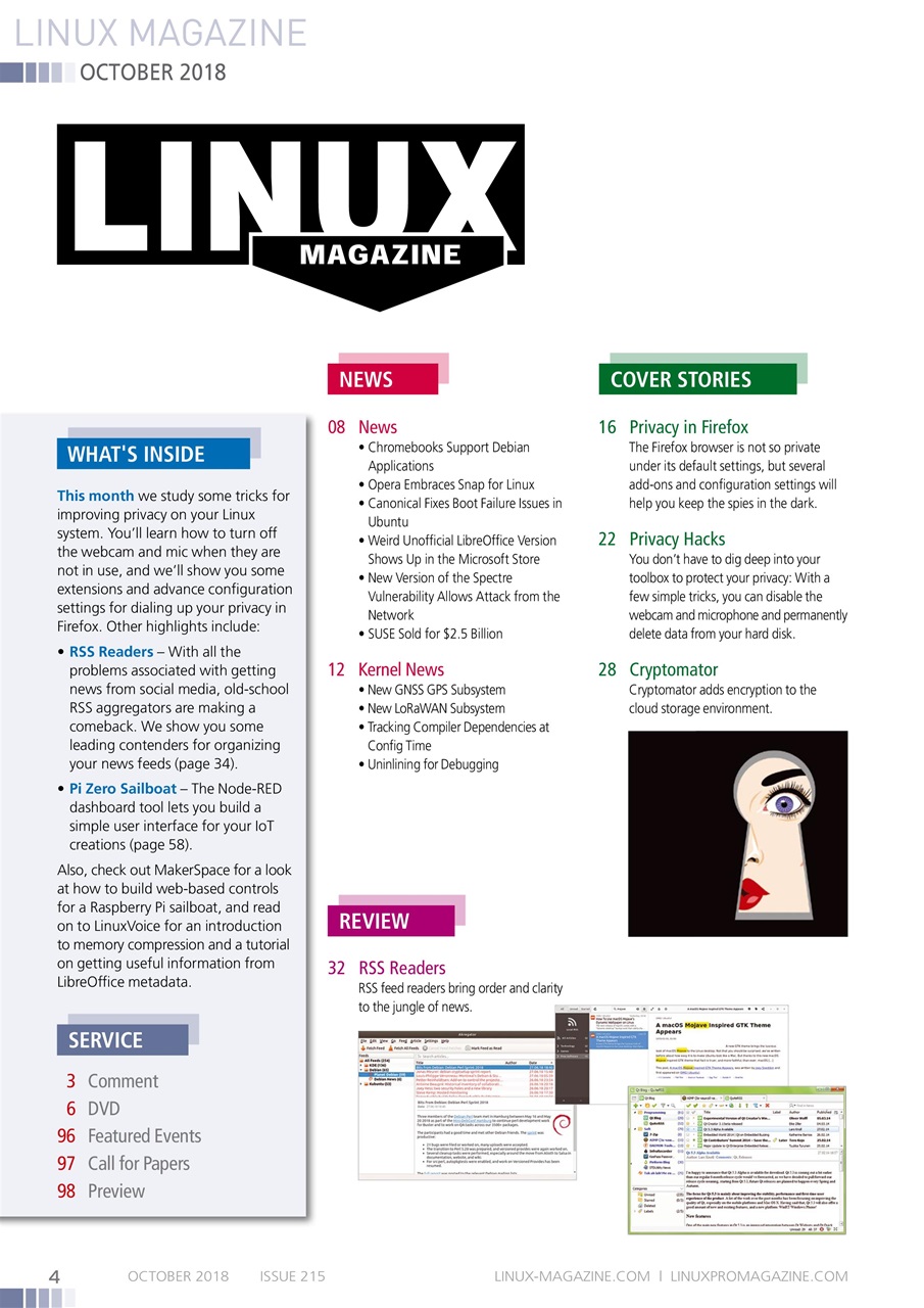 Linux Magazine Preview Pages