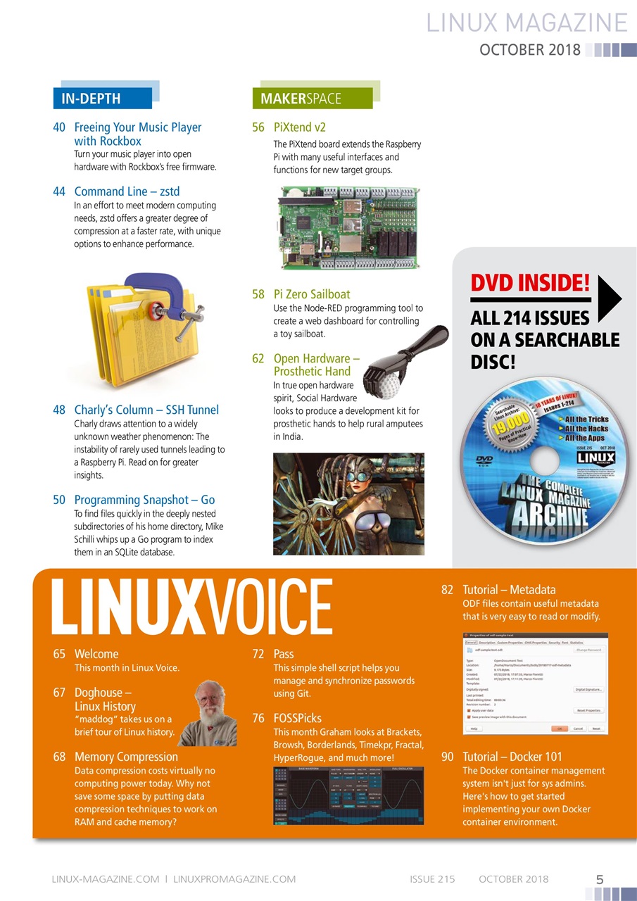 Linux Magazine Preview Pages
