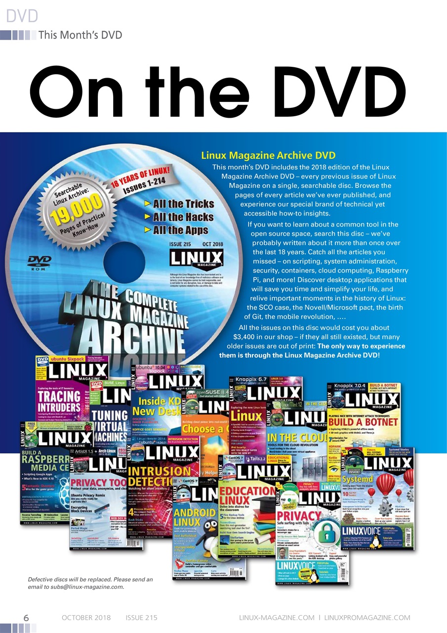 Linux Magazine Preview Pages