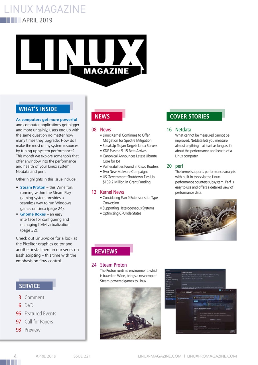 Linux Magazine Preview Pages