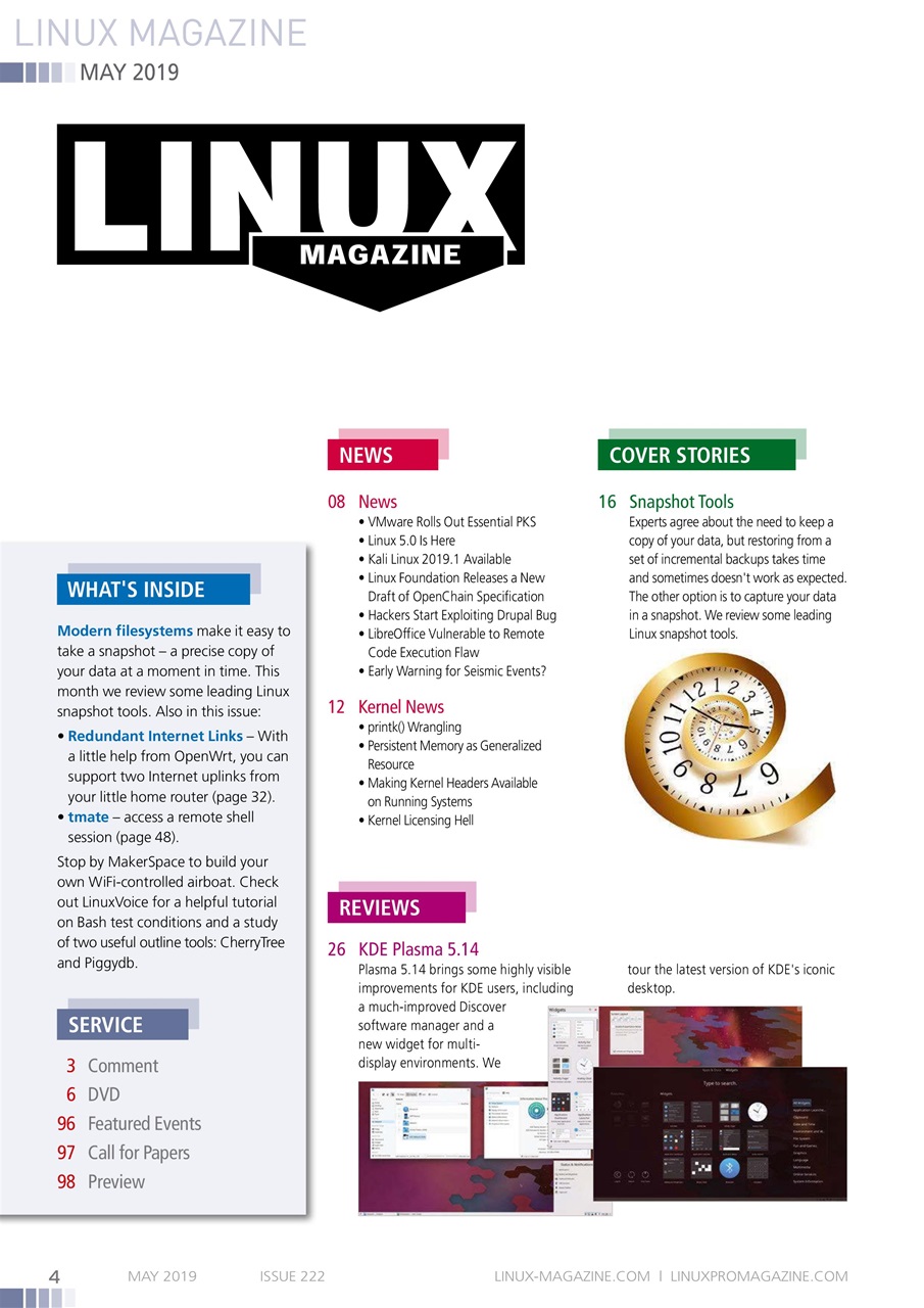 Linux Magazine Preview Pages
