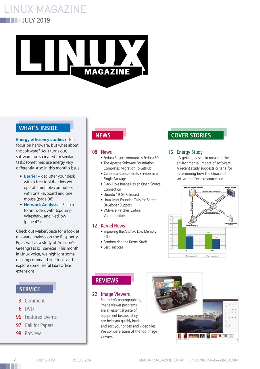 Linux Magazine Preview Pages