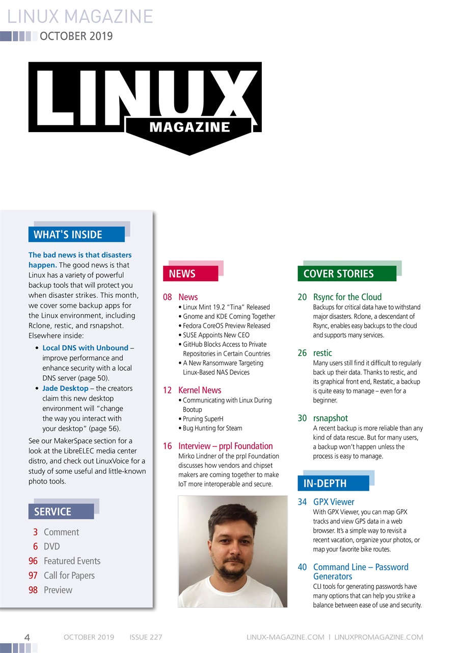 Linux Magazine Preview Pages