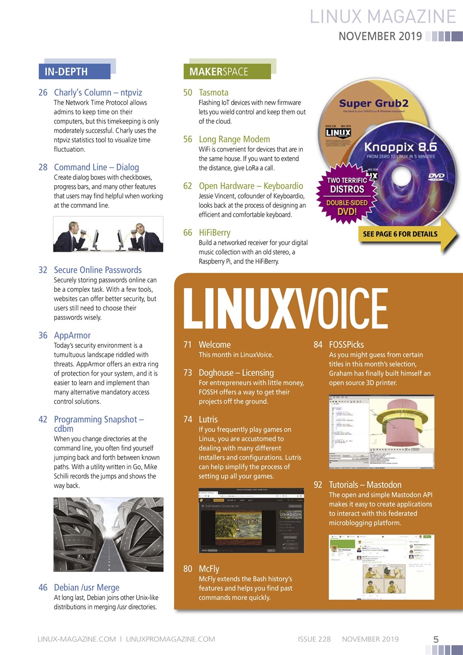 Linux Magazine Preview Pages