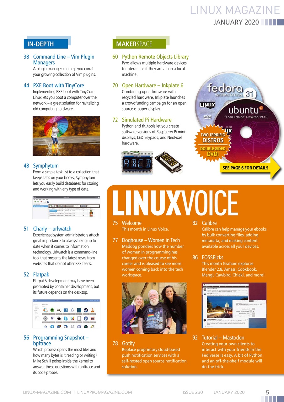 Linux Magazine Preview Pages