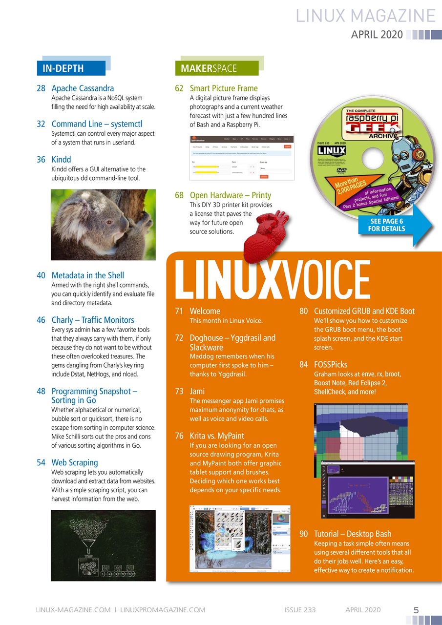 Linux Magazine Preview Pages