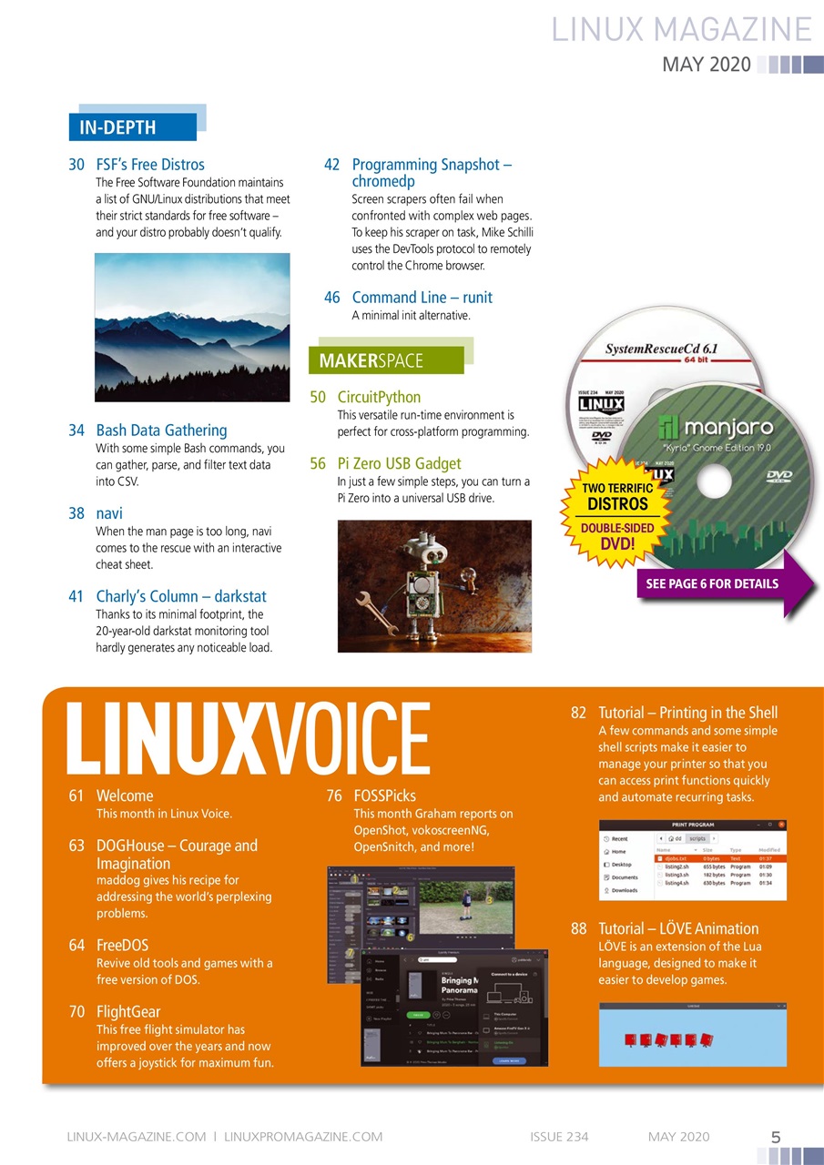 Linux Magazine Preview Pages