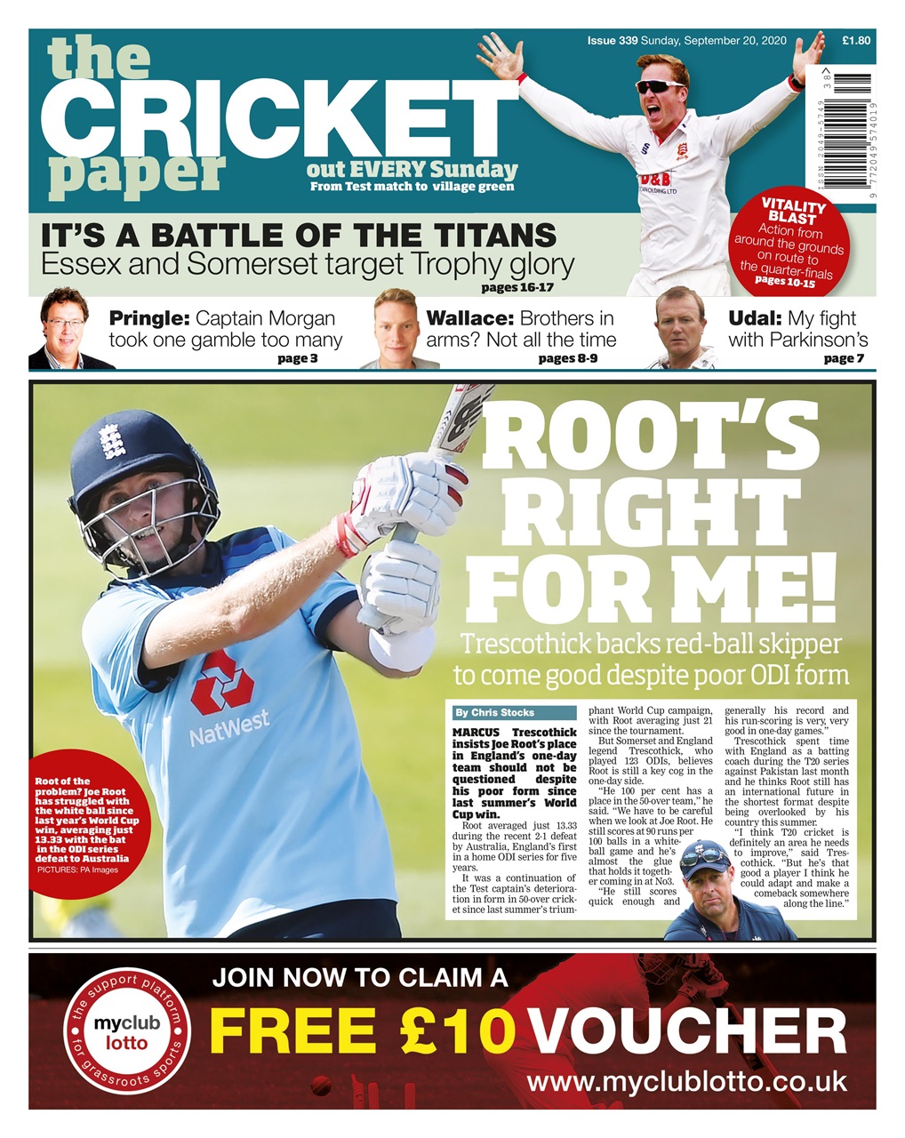 The Cricket Paper Preview Pages