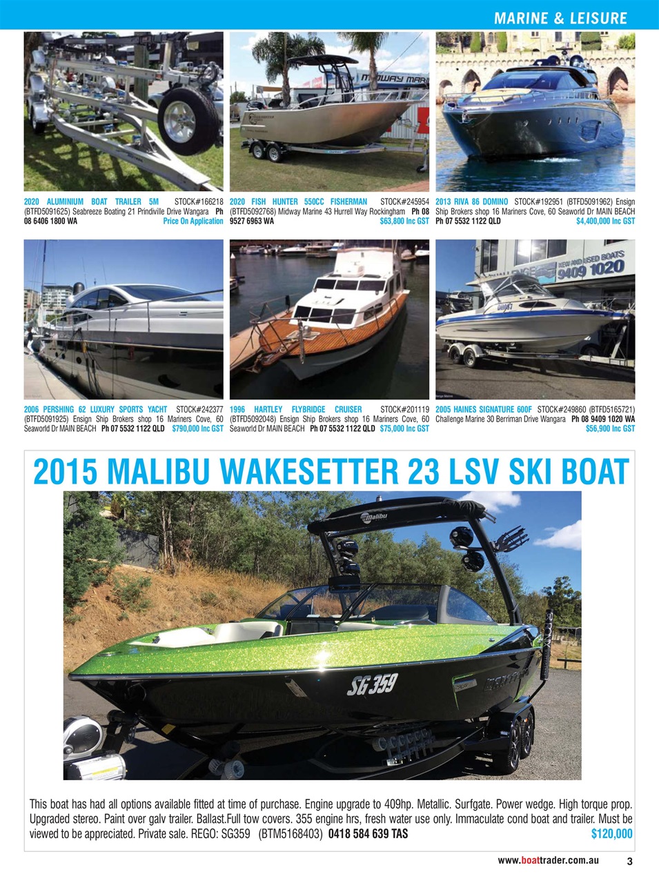 Boat Trader Australia Preview Pages