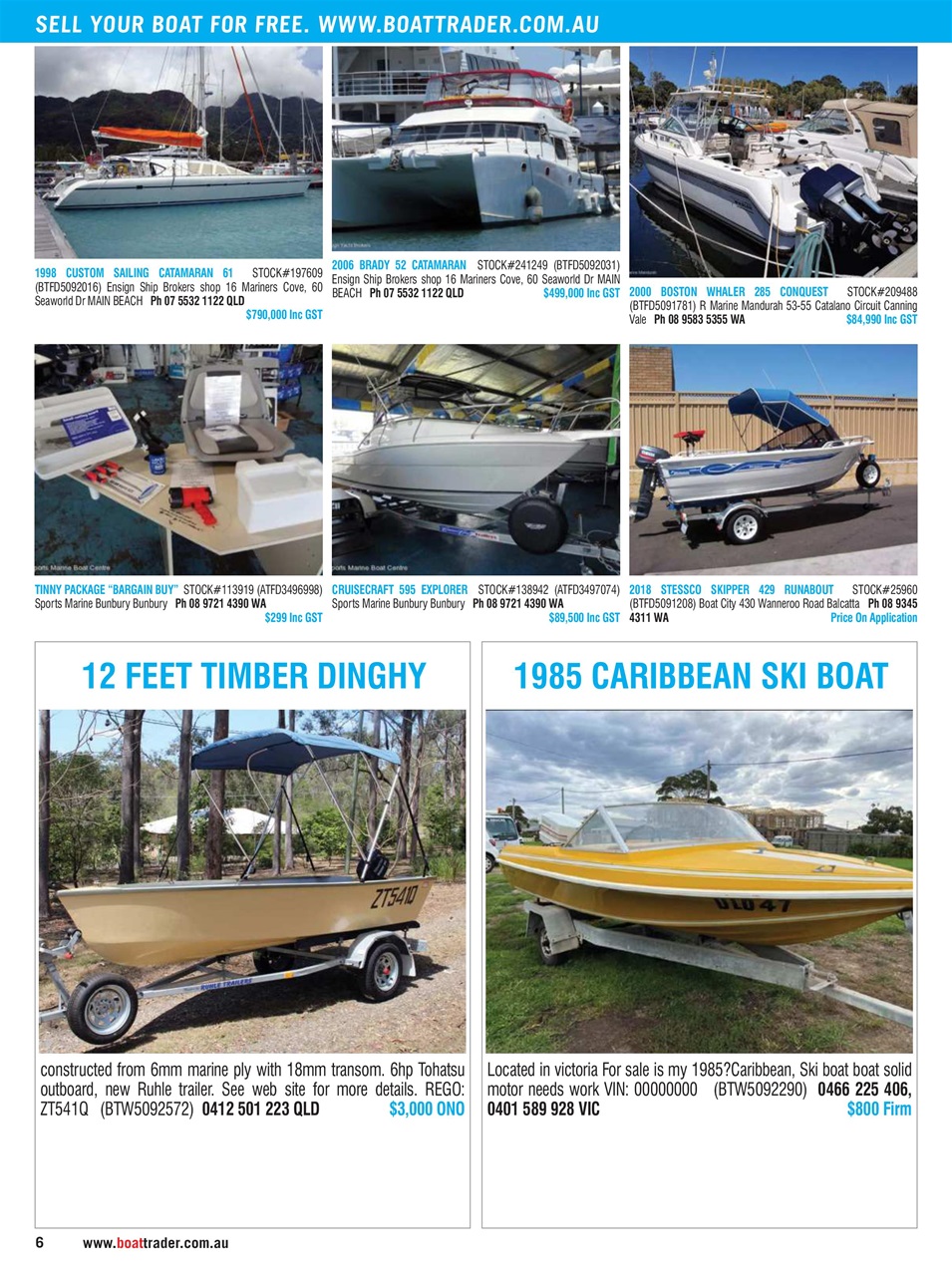Boat Trader Australia Preview Pages