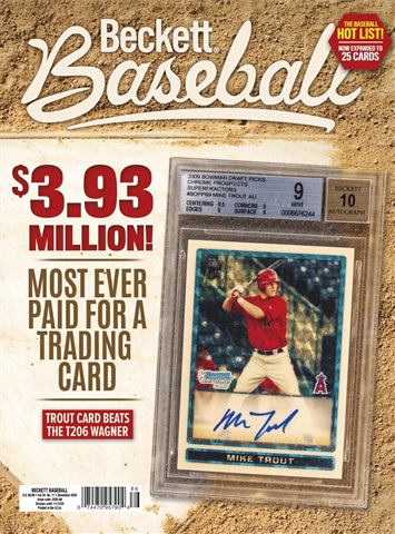 Beckett Baseball Magazine issue Nov 2020