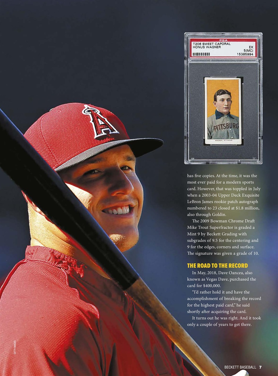 Beckett Baseball Magazine Preview Pages