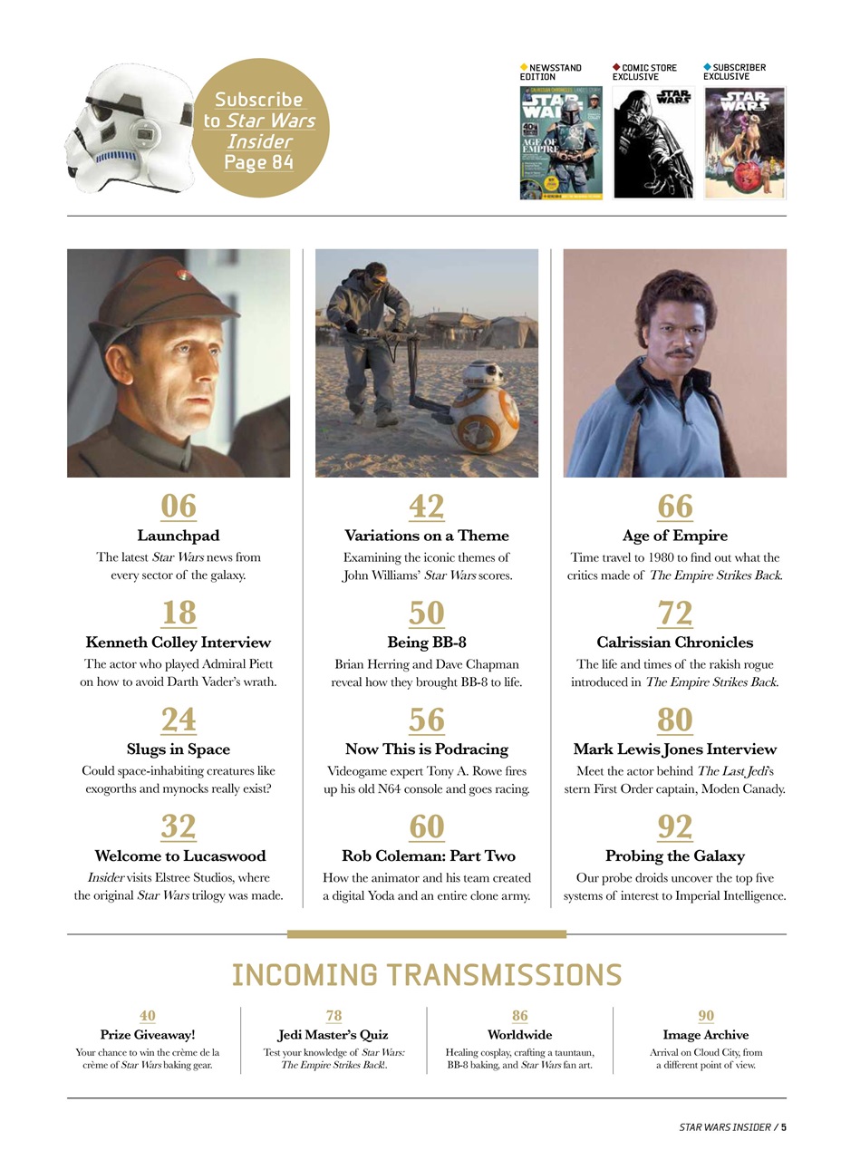 Star Wars Insider Preview Pages