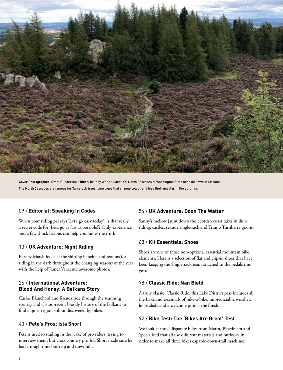 Singletrack Preview Pages