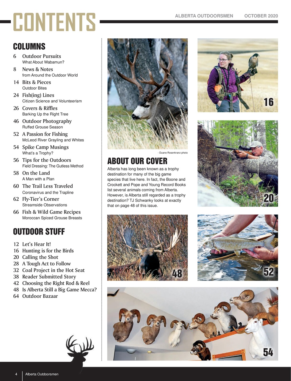 Alberta Outdoors Preview Pages