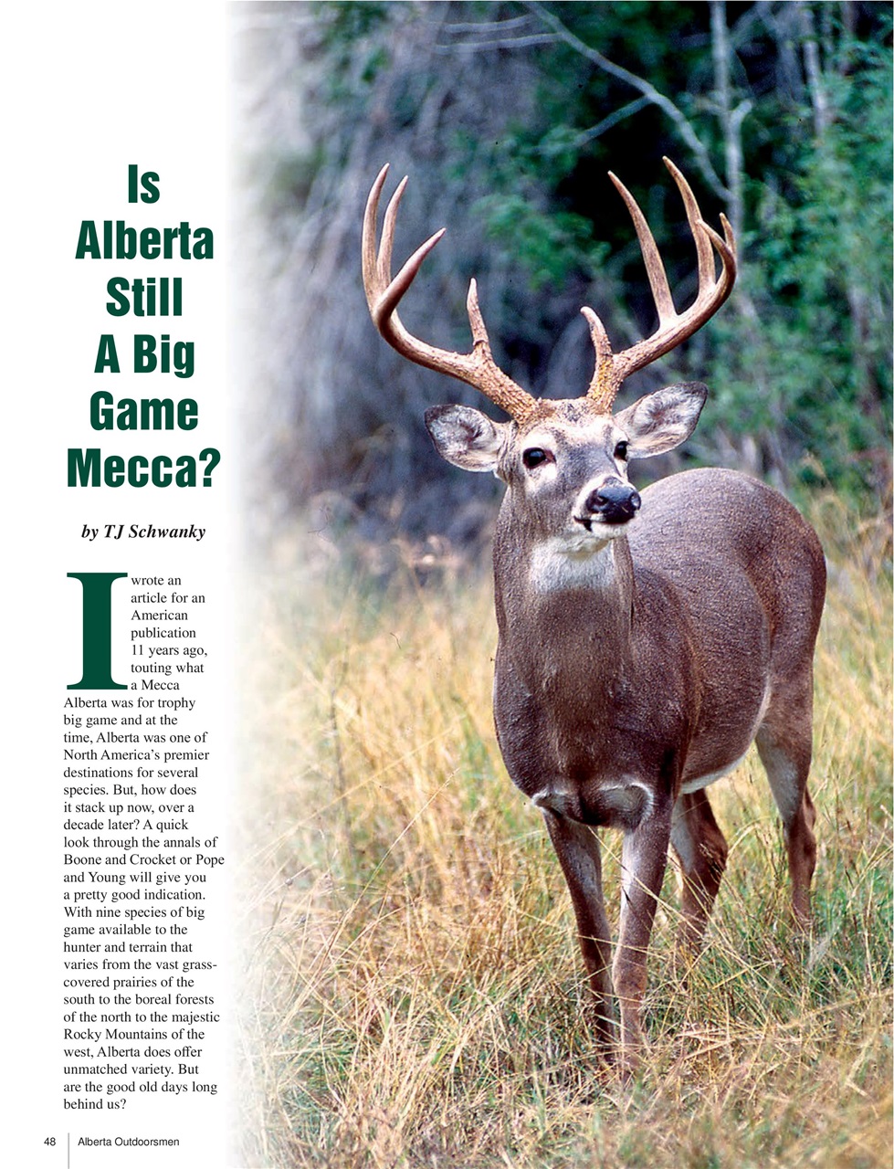 Alberta Outdoors Preview Pages
