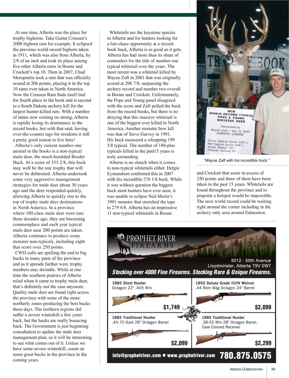 Alberta Outdoors Preview Pages