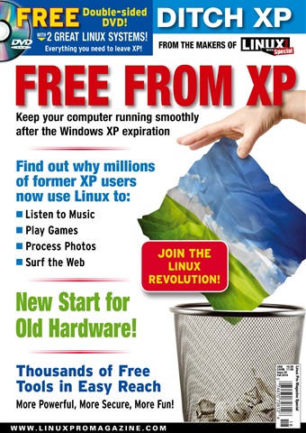 Linux Magazine issue Free from XP 1st Ed