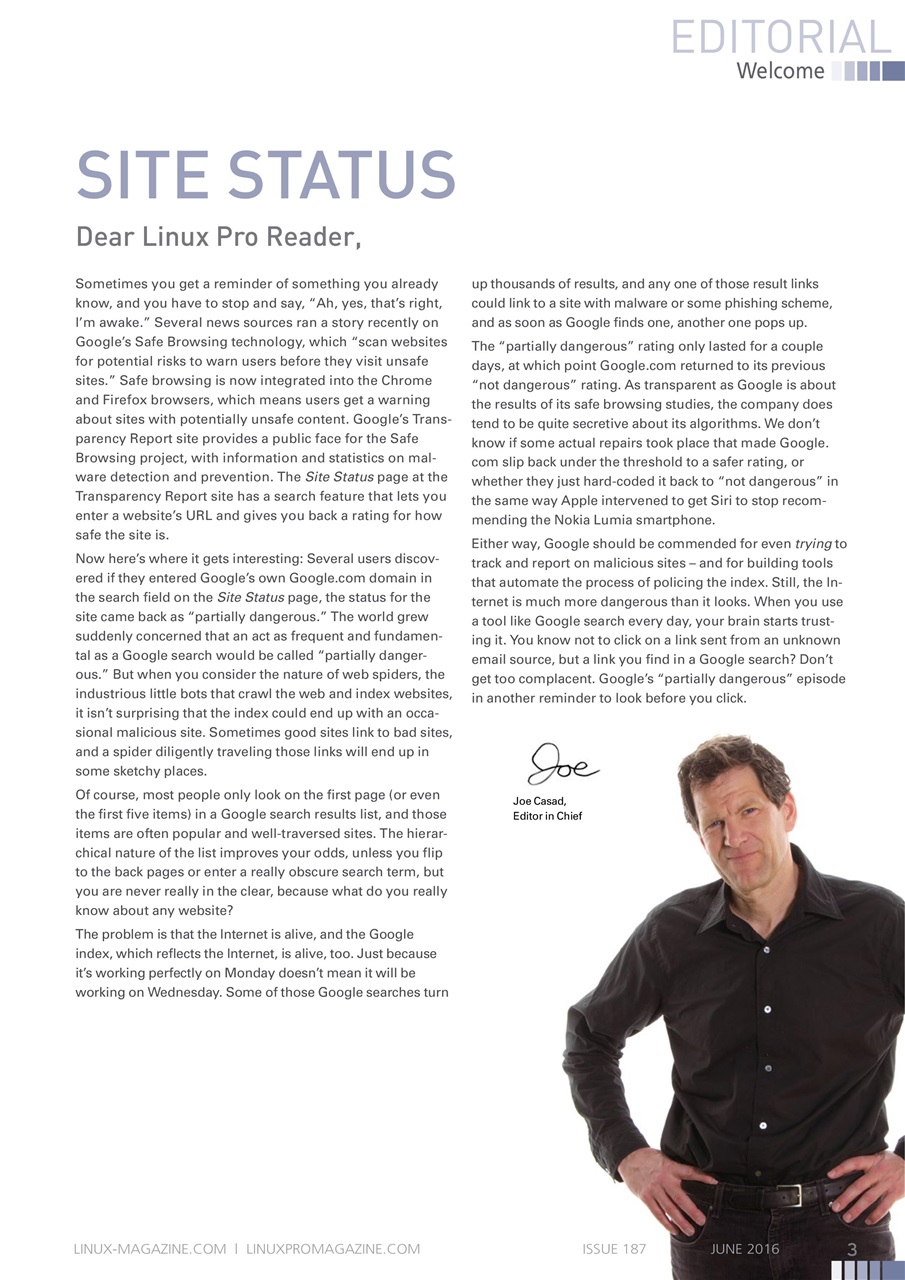 Linux Magazine Preview Pages