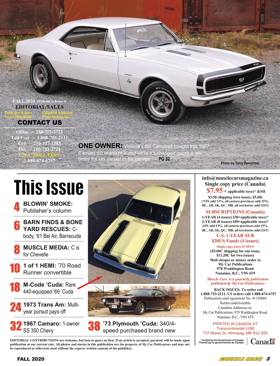 Muscle Cars Preview Pages