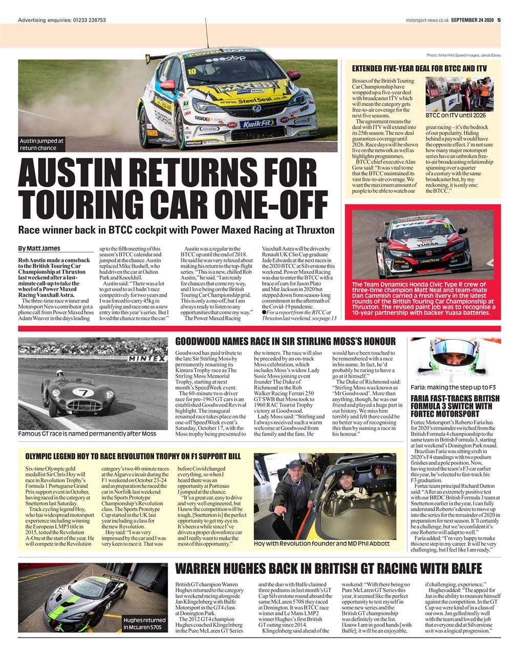 Motorsport News Preview Pages