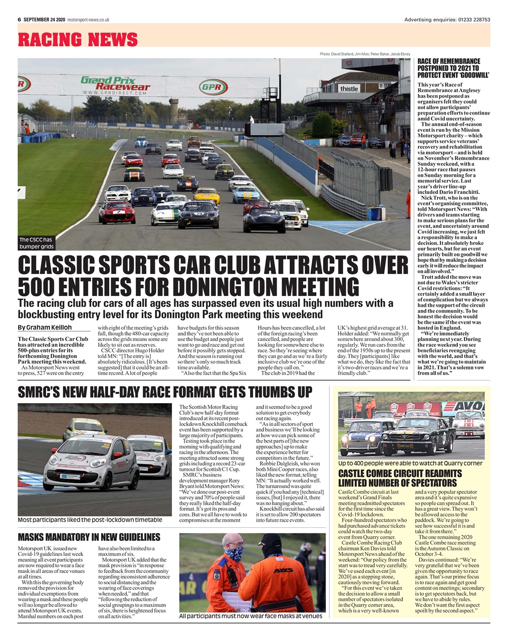 Motorsport News Preview Pages